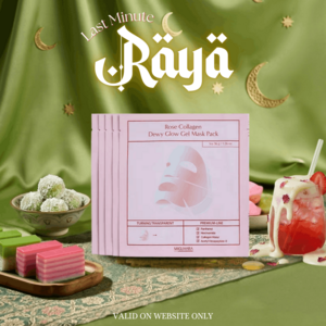 Rose Collagen Dewy Glow Gel Mask Pack (5pcs)